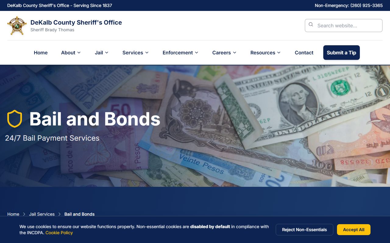 DeKalb County arrest records bail and bond information