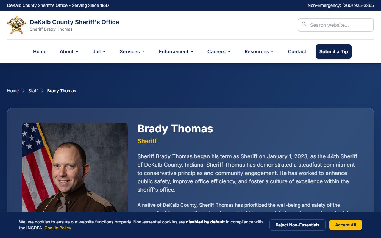 DeKalb County arrest records Sheriff Brady Thomas