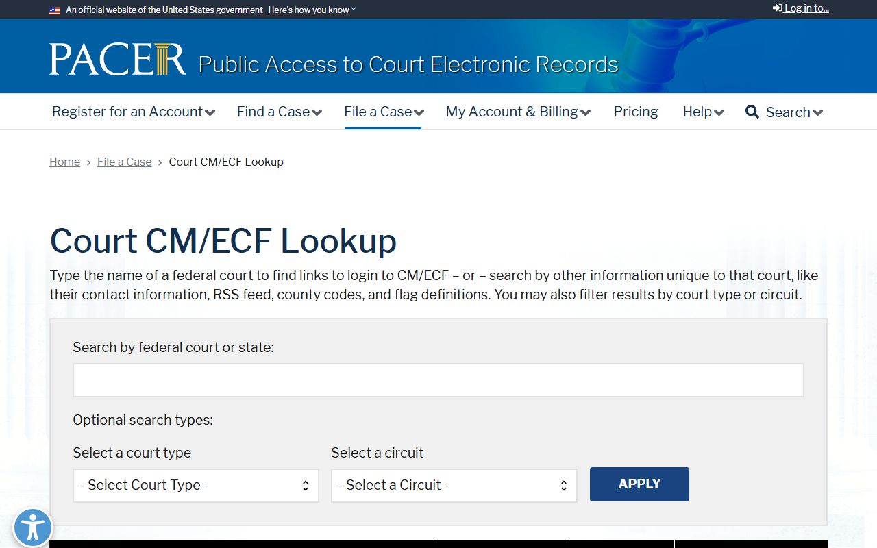 DeKalb County court dockets CM ECF lookup