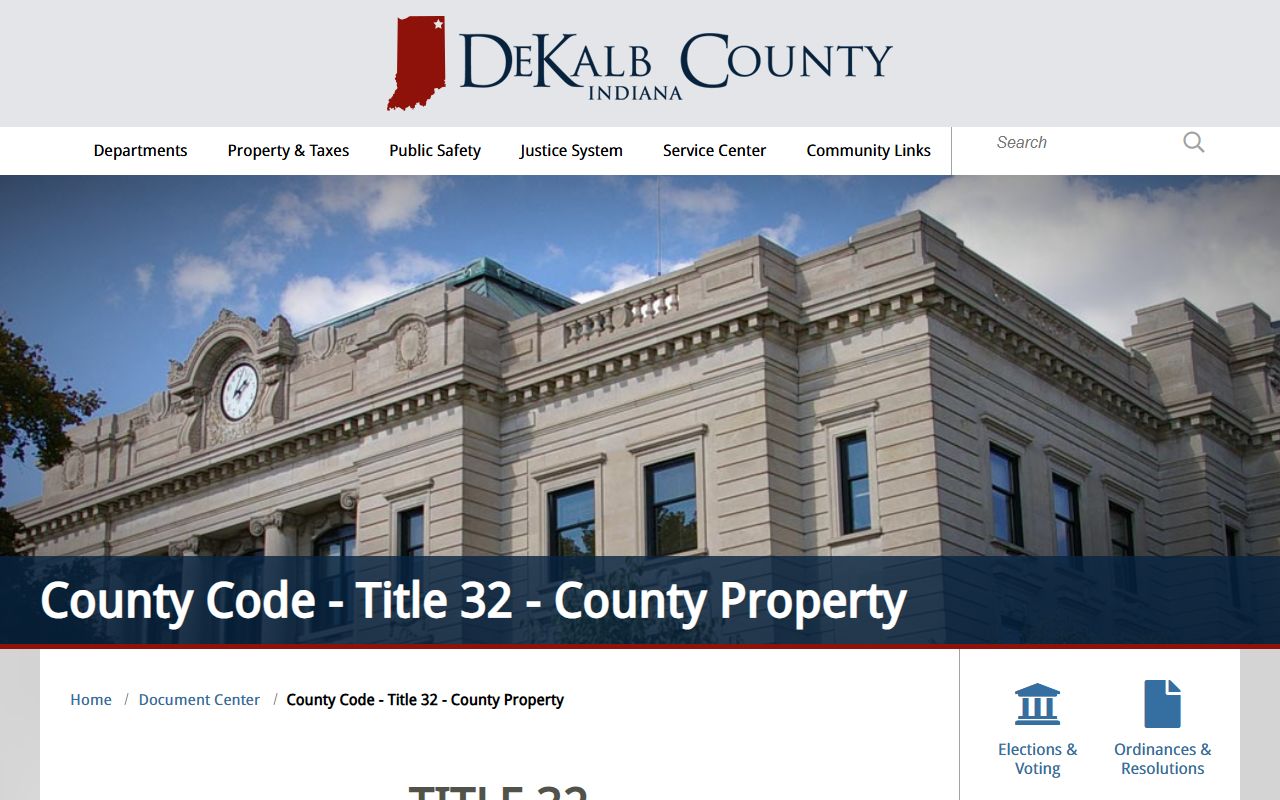 DeKalb County Circuit and Superior Courts courthouse history source